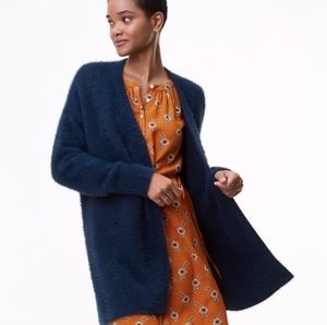 Loft Black Fuzzy Cardigan